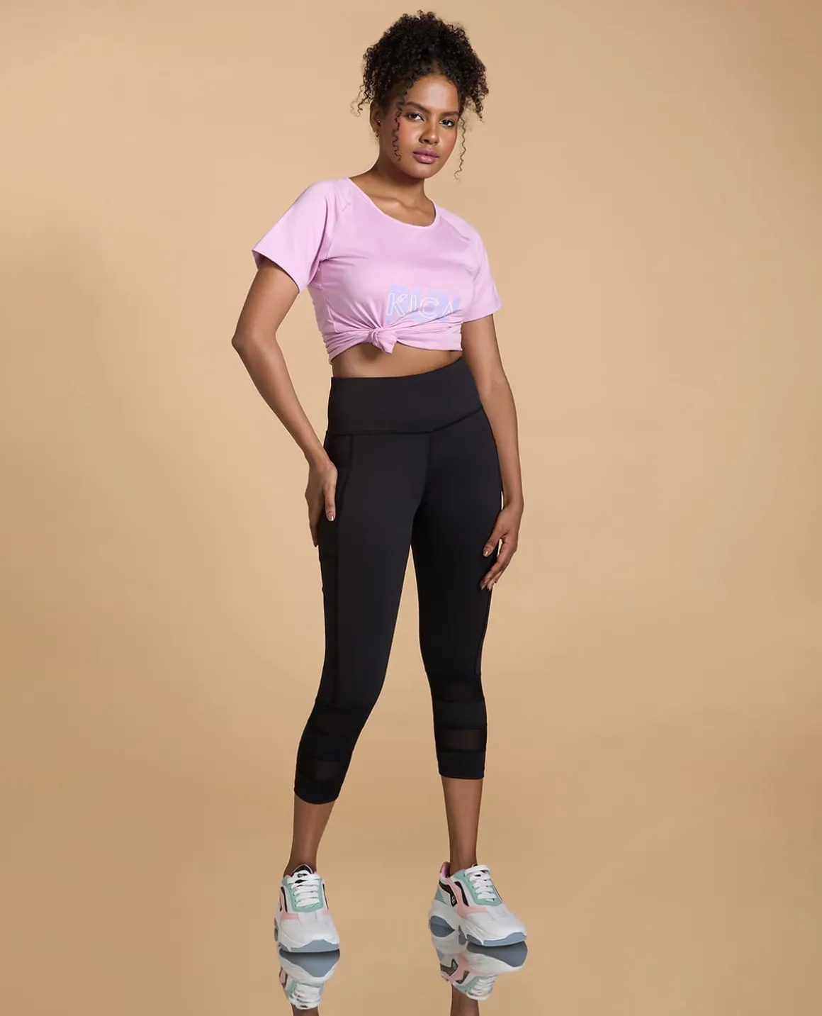 Active Mesh 7/8th Sports Leggings