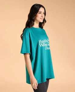 Cotton Oversized Printed Graphic Tshirt