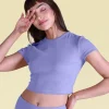 Cotton Ribbed Yoga Top