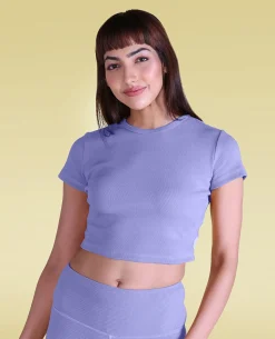 Cotton Ribbed Yoga Top