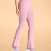 Criss-Cross Cotton Flare Pants