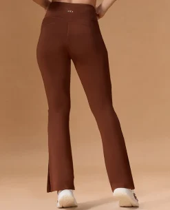Criss-Cross Flare Pants in Second SKN