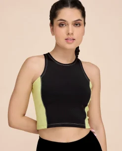 Dual Coloured Tank in Second SKN Fabric