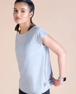 Ease In Tencel Top With Back Keyhole