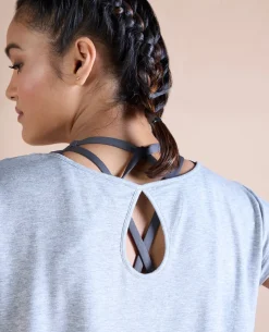 Ease In Tencel Top With Back Keyhole
