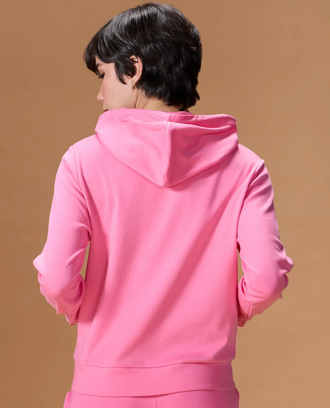Extra Soft Cotton Hoodie and Track Pants Pink