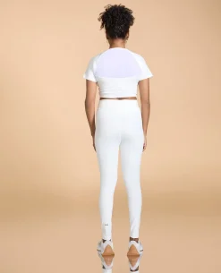Feather Feel Ruched Crop Top