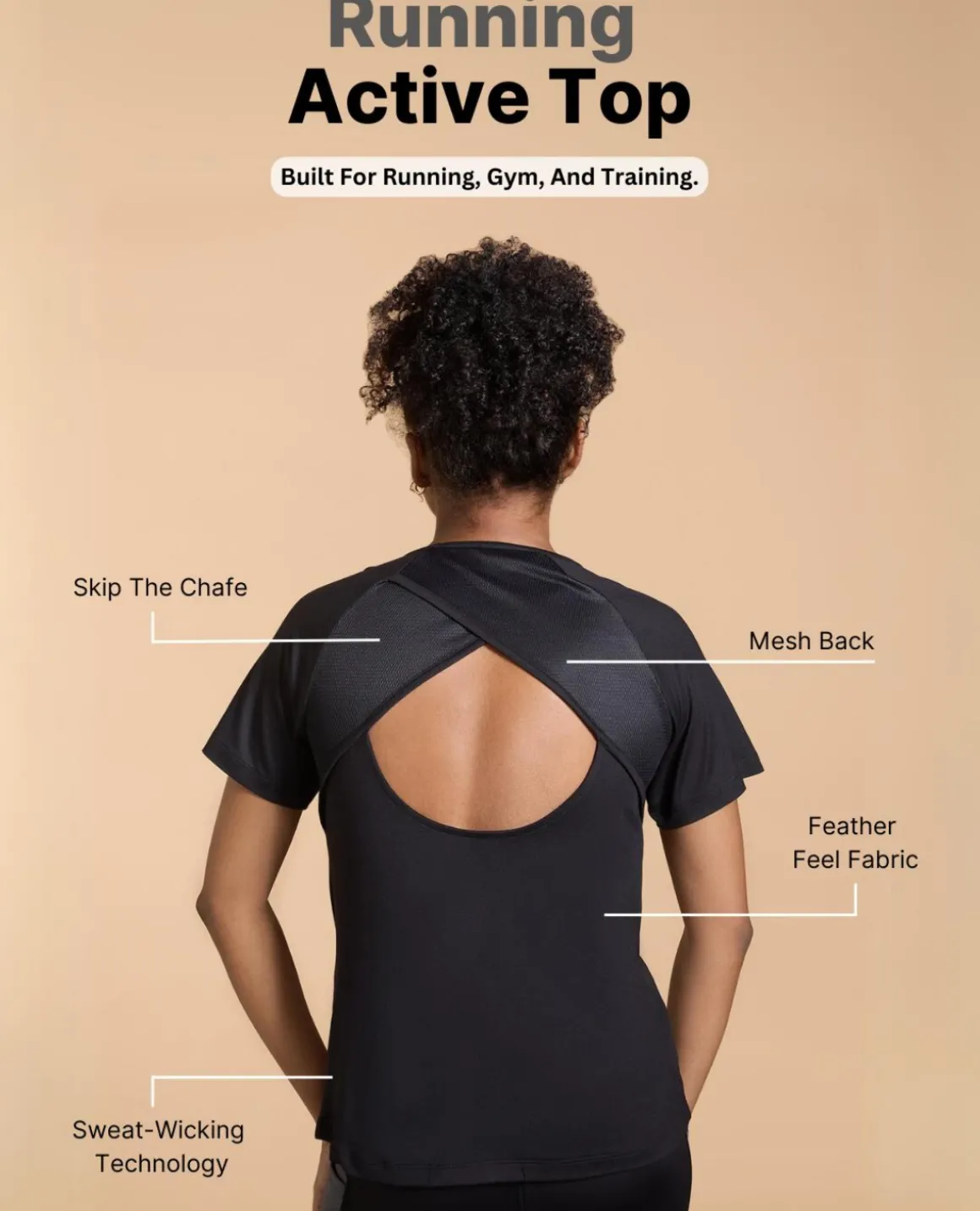 Feather Feel Running Active Tshirt