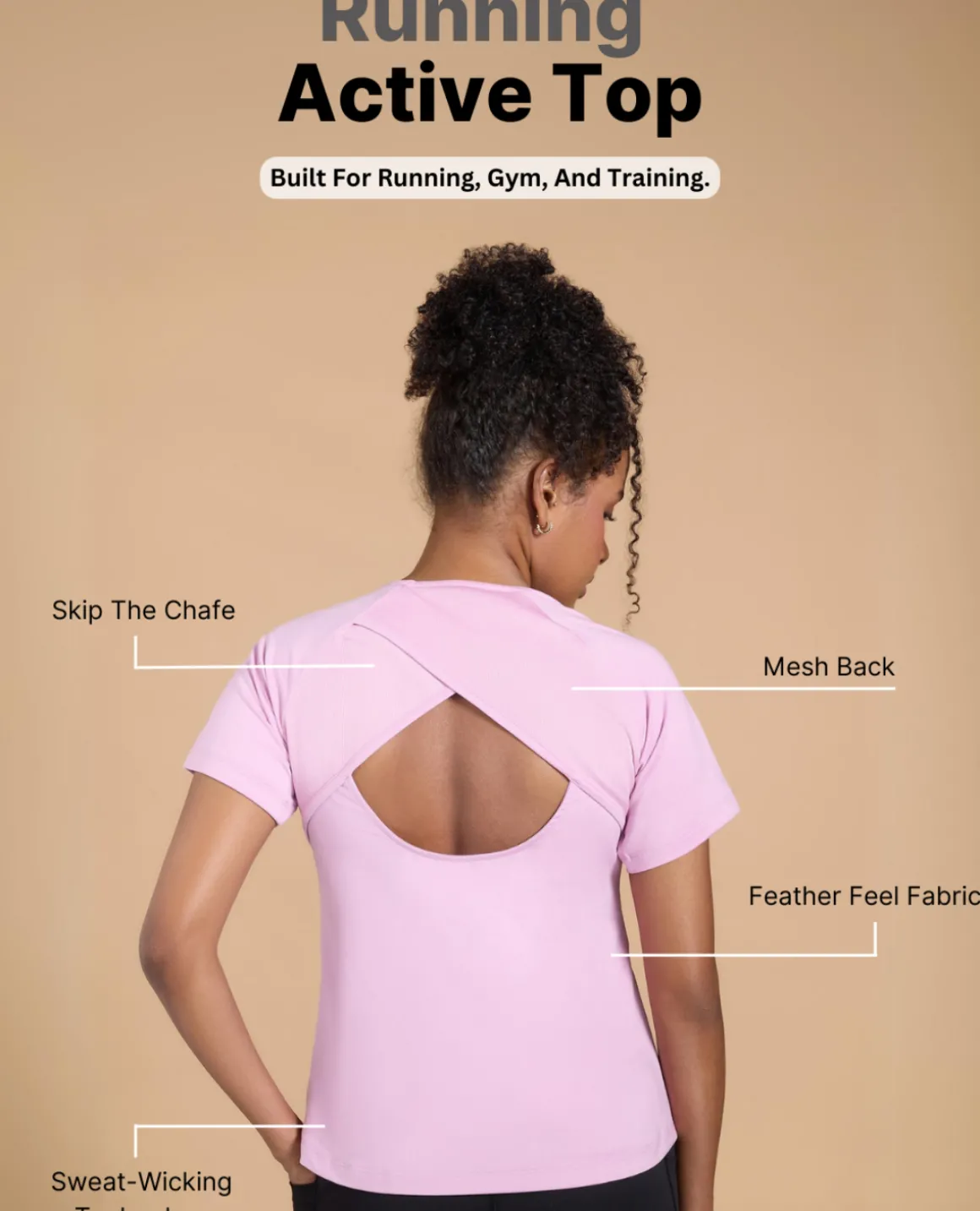 Feather Feel Running Active Tshirt