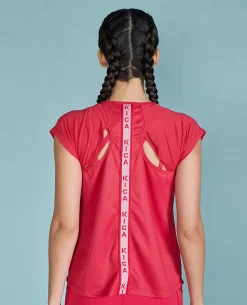 Feather Feel Running Top With Back Tape