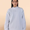 Fleece Oversized Sweatshirt White