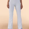 Formal Flare Pants in Second SKN White