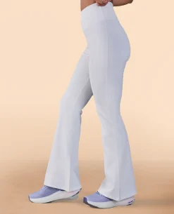 Formal Flare Pants in Second SKN White