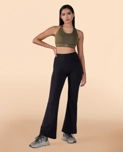 Formal Flare Pants in Second SKN Black