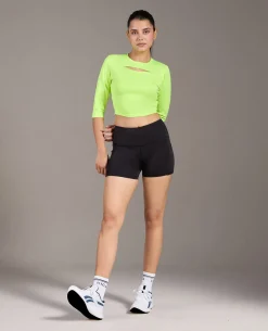 Gym Feather Feel Crop Top Neon