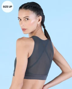 High Impact & Full Coverage Mesh Sports Bra
