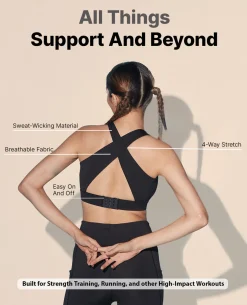 High Impact & Full Coverage Crostini Sports Bra