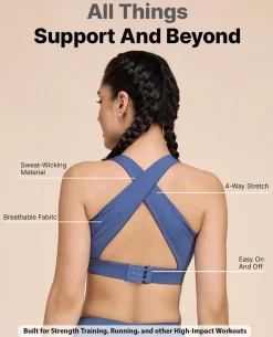 High Impact & Full Coverage Crostini Sports Bra