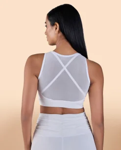 High Impact and Full Coverage Mesh Sports Bra