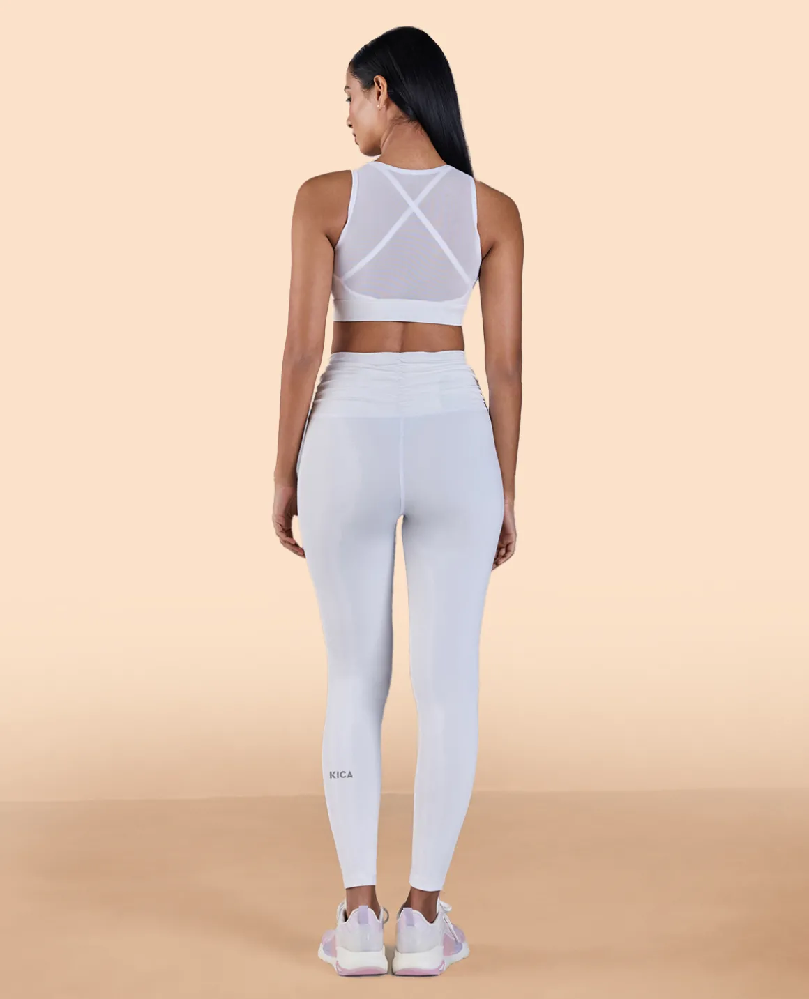 High Impact and Full Coverage Mesh Sports Bra
