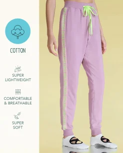 High Waisted Cotton Dance Joggers
