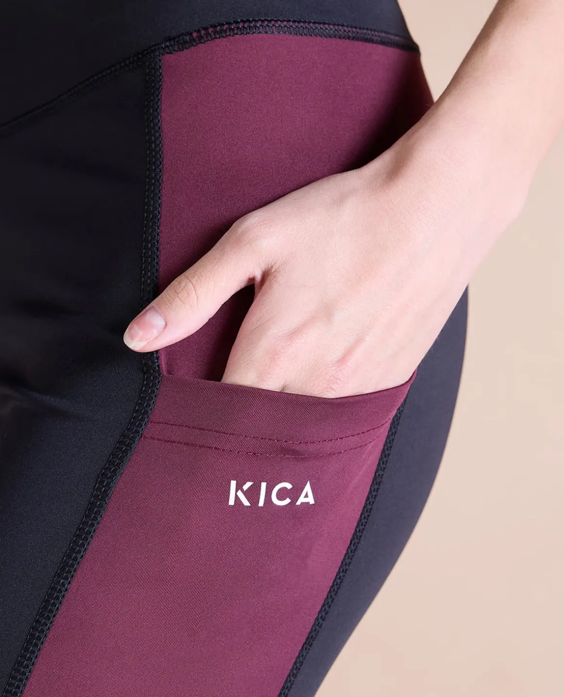 High Waisted Cycling Shorts in Second SKN Fabric