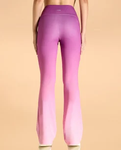 High-Rise Ombre Flare Pants in Second SKN