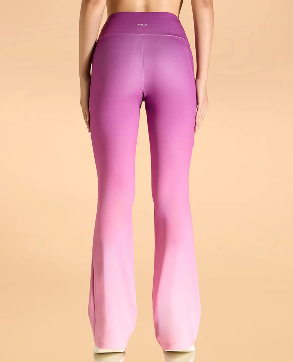 High-Rise Ombre Flare Pants in Second SKN