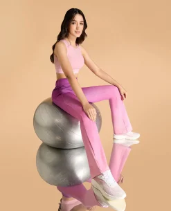High-Rise Ombre Flare Pants in Second SKN