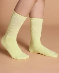 Kica Chica Long Crew Socks Neon