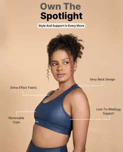Liquid Medium Support Sports Bra