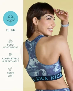 Low to Mid Impact Cotton Sports Bra