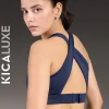 Luxe Crostini Full Coverage And High-Impact Sports Bra Navy Blue