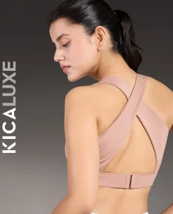 Luxe Crostini Full Coverage And High-Impact Sports Bra Nude