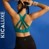 Luxe Limitless High-Impact Full Coverage Sports Bra Green