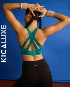Luxe Limitless High-Impact Full Coverage Sports Bra Green