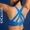 Luxe Limitless High-Impact Full Coverage Sports Bra Blue