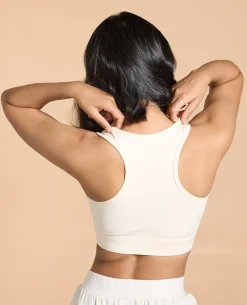 Medium Support Workout Sports Bra and Cotton Track Pants