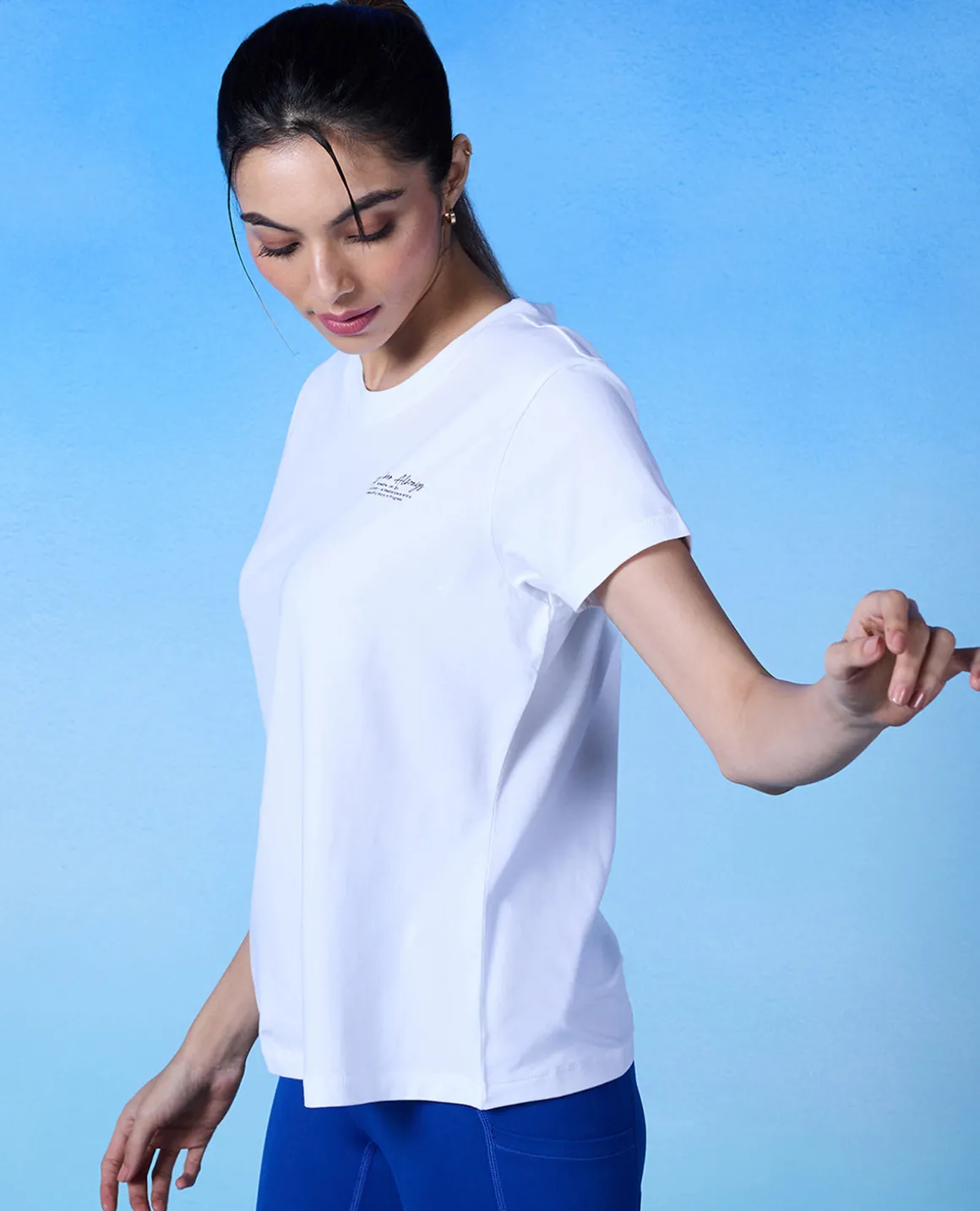 Nykd all Day 2 Degree Cool Tee - NYK293 - Bright White