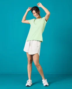 Nykd All Day Knit Terry Shorts - NYLE503 - Ecru melange