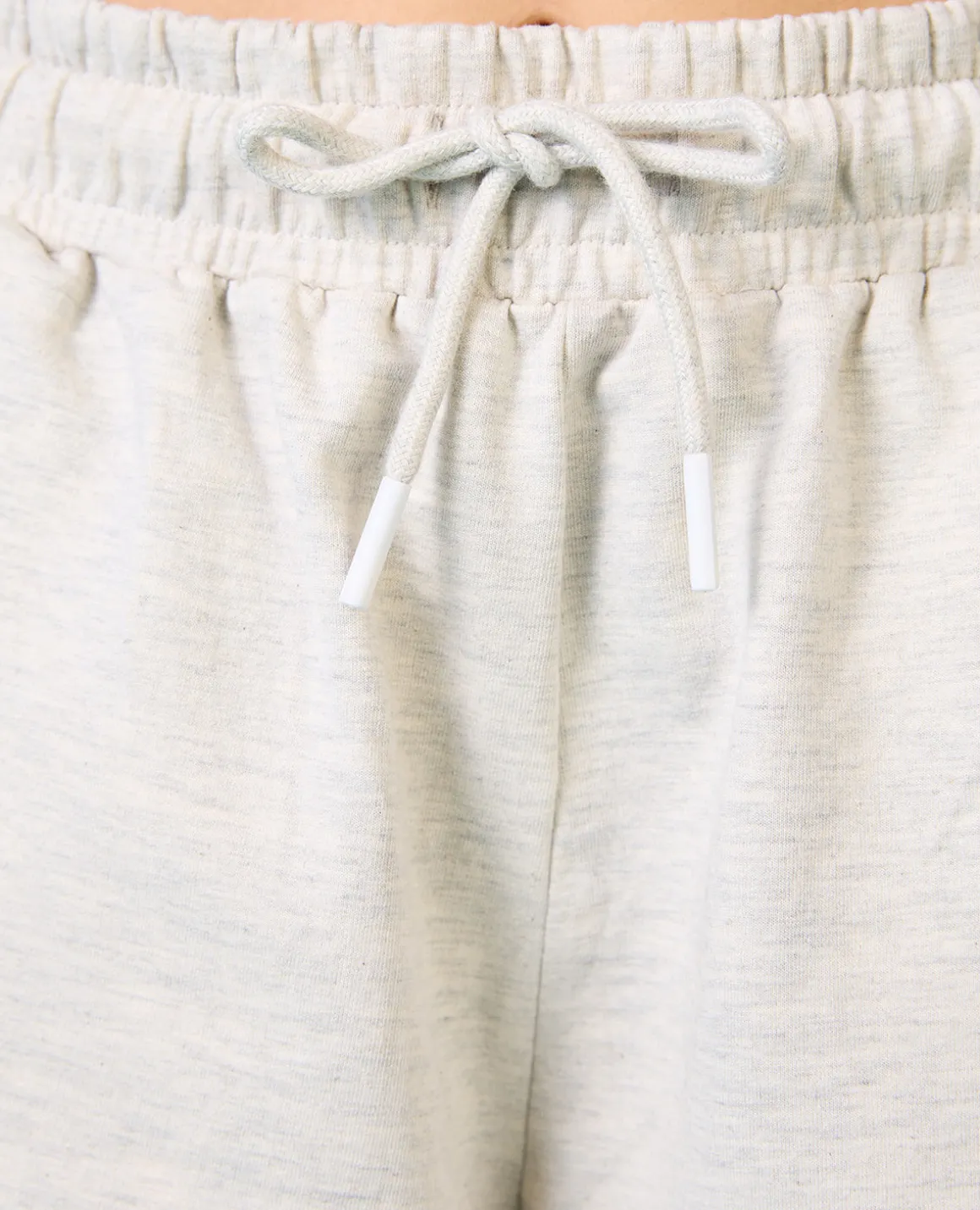 Nykd All Day Knit Terry Shorts - NYLE503 - Ecru melange