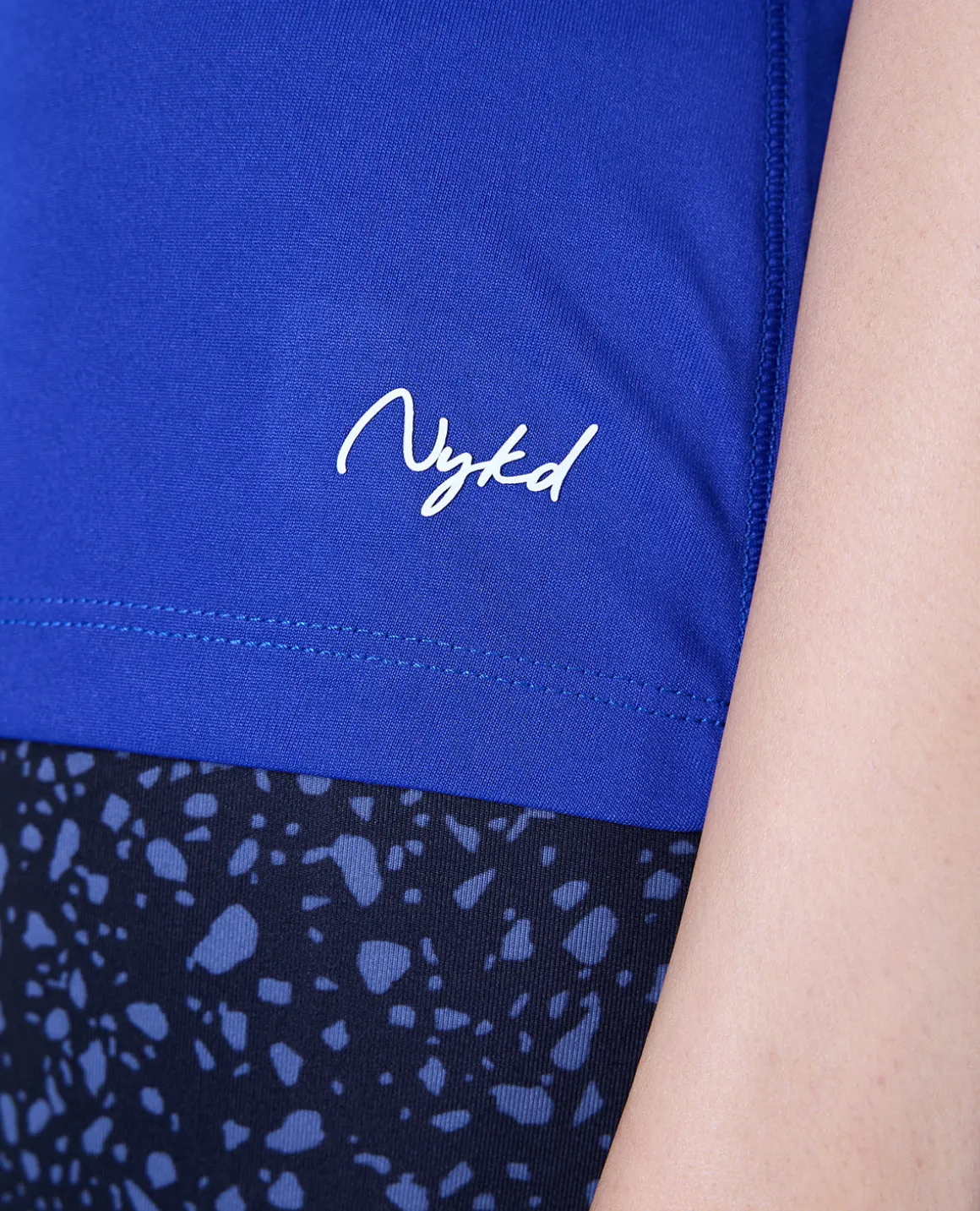Nykd All Day Active Tee - NYK127 - Blue