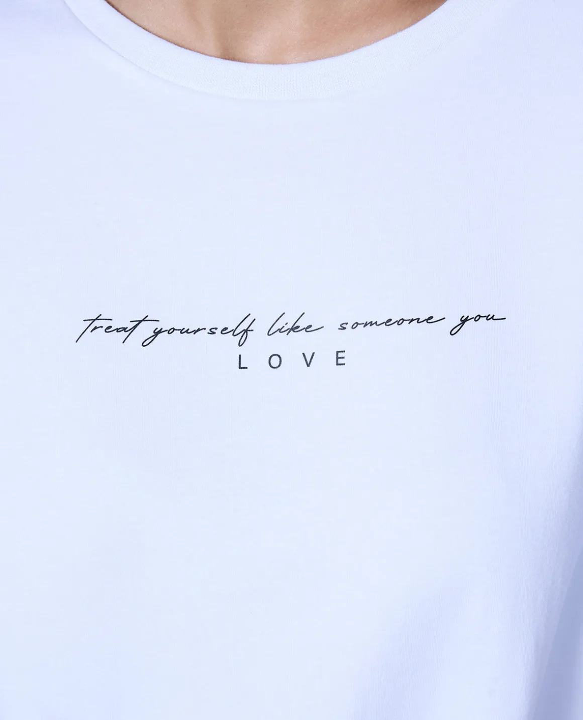 Nykd All Day Cotton Dolman Tee - NYLE278 - Bright white