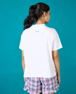 Nykd All Day Iconic Cotton Boxy Tee - NYLE276 - Bright white