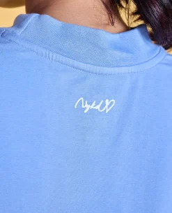 Nykd All Day Iconic Cotton Boxy Tee - NYLE276 - Hydrangea