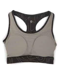 Nykd All Day On-Trend Sports Bra With Keyhole Back - NYK082 - Doodle Black Print
