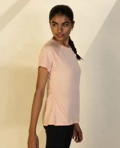 Nykd All Day Sun Protect Tee - NYK296 - Peach parfait melange