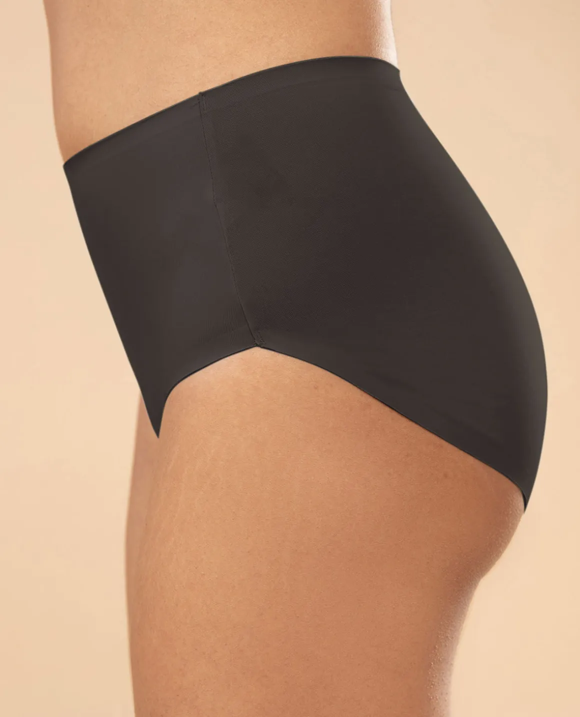 Nykd By Nykaa Bonded No VPL Full brief-NYP210-Dark Grey