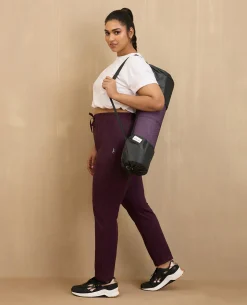 NYKD By Nykaa Cotton Comfort Pants-NYAT502-Grape