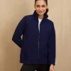 NYKD By Nykaa Cozy Sherpa Front open Jacket-NYLE701-Navy